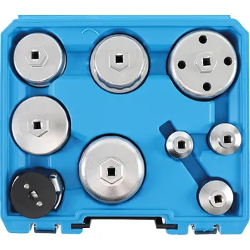 Klíč BGS 8667, Sada klíčů na olejové filtry | O 27 - 88,8 mm | 9dílná