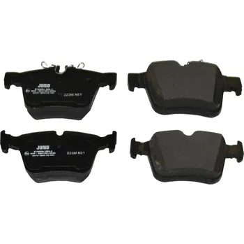 Brzdový systém Sada brzdových destiček, kotoučová brzda JURID 573609J