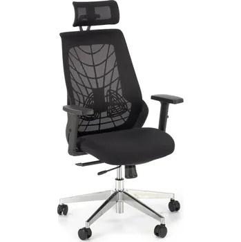 Jídelní židle Otočná židle Geronimo - Halmar Černá 66x125 cm