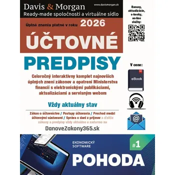 Kniha Účtovné predpisy 2026