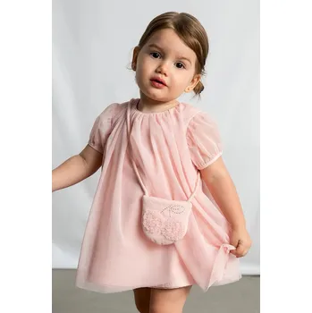 Dívčí oblečení Dívčí šaty Mayoral 1917.4E.Baby.PPY2 růžová 30X, vel. 104