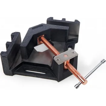 Profesionální litinový úhlový svěrák 100 mm pro svařování v úhlu 90° (TrueTech)