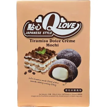 Trvanlivě pečivo QLove Tiramisu Dolce Creme Mochi 180g