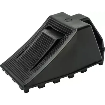 Štípací klín Černý plastový bezpečnostní klín - 10 x 9 cm