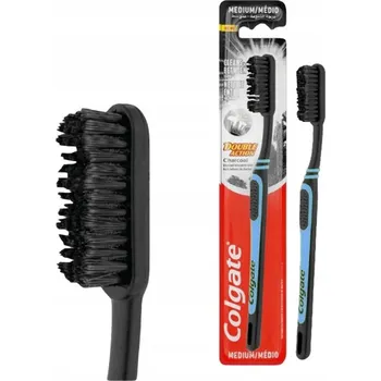 Zubní kartáček Z Německa Colgate Double Action Charcoal Medium Zubní Kartáček