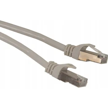 Síťový kabel Patchcord BOWI F/FTP 5e RJ45 / RJ45 0,5 m šedý