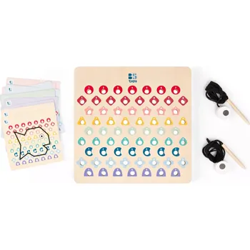 kreativní sada Kódované vyšívání – kreativní provlékací hra pro děti od 6 let