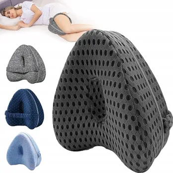 Polštář PODUSZKA ORTOPEDYCZNA MIĘDZY KOLANA NA SPANÍ KLÍN POD NOHY PAMĚŤOVÁ PĚNA