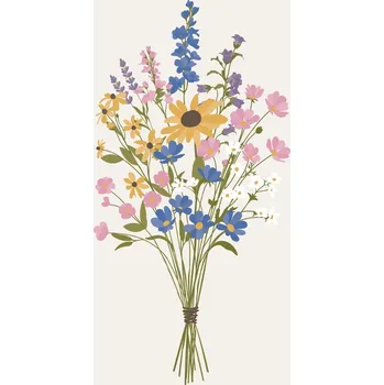 Papírový ubrousek Ib Laursen Papírové ubrousky Summer bouquet – 16 ks