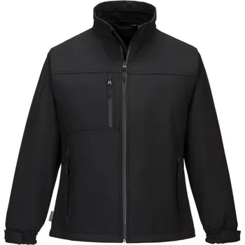 pracovní bunda PORTWEST Bunda Charlotte (3L) TK41, softshellová, dámská POR-TK41BKRXS Černá XS