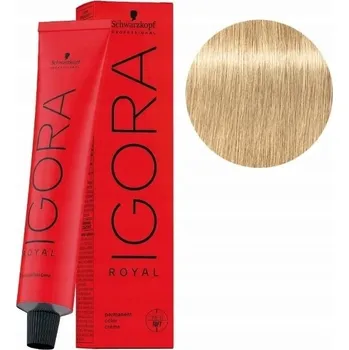 Barva na vlasy Schwarzkopf IGORA ROYAL Barva na vlasy Č. 9-0 VELMI SVĚTLÁ PŘÍRODNÍ BLOND