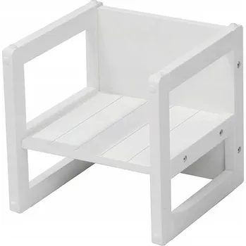 Jídelní židle Dřevěná židle Roba 3031 bílá 3v1