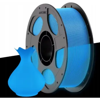 Filament Filament Anycubic PLA Glow Blue/Blue Modrý 1 kg SVÍTÍ VE TMĚ
