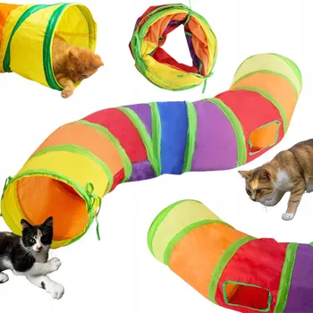 Hračka pro kočku Tunel pro kočky Syma Duży tunel pro kočky w kształcie S