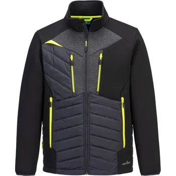 pracovní bunda PORTWEST Bunda DX471 hybridní Baffle, zateplená POR-DX471BKRM M Černá