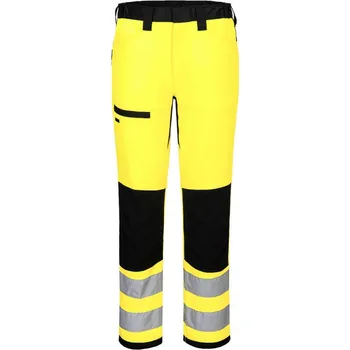 Pánské kalhoty PORTWEST Kalhoty CD857 WX2 Eco třídy 2 do pasu, reflexní POR-CD857YBR38 38 Žlutá/černá