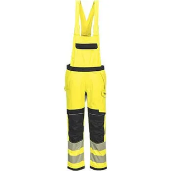 Pánské kalhoty PORTWEST Kalhoty FR420 PW3 Modaflame s laclem, Hi-Vis Multi-Norm FR, reflexní POR-FR420YBRXXXL 3XL Žlutá/černá