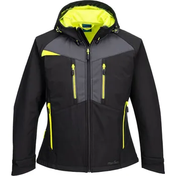 pracovní bunda PORTWEST Bunda DX486, softshellová, dámská POR-DX486BKRL L Černá