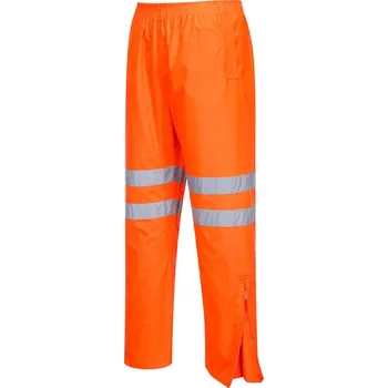 Pánské kalhoty PORTWEST Kalhoty Traffic RIS RT31 Hi-Vis, do pasu, reflexní POR-RT31ORRXL XL Oranžová
