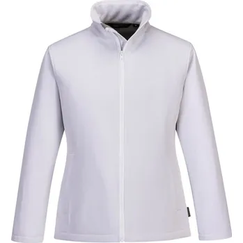 pracovní bunda PORTWEST Bunda Print & Promo (2L) TK21, softshellová, dámská POR-TK21WHRXS Bílá XS