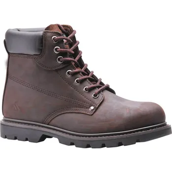 Pracovní obuv PORTWEST Obuv FW17 Steelite Welted SB HRO, kotníková s ocelovou špicí POR-FW17BRR41 41 Hnědá