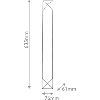Lampička Quintiesse LED nástěnné světlo CAESAR, starý mosaz, výška 64 cm kov/alabaster starý mosaz, krémově bílá mramorovaná LED 23 W celkem - Doprava zdarma