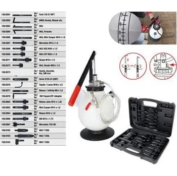 Plnicí zařízení, olej do převodovky KS TOOLS 150.9105