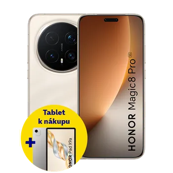 Mobilní telefon Honor Magic8 Pro 5G 512GB + Honor Pad X9a Wi-Fi 128GB zlatá + ZDARMA pojištění na 1 měsíc