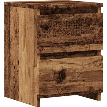 Noční stolek Noční stolek old wood 30 x 30 x 40 cm kompozitní dřevo - 8721158434418