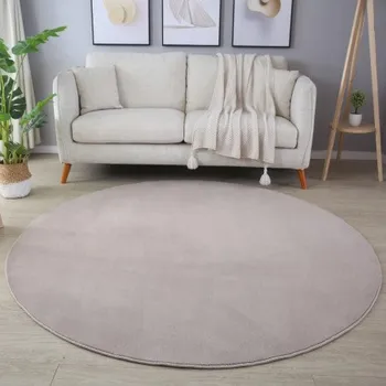 Koberec Kusový koberec kruh Sky 5400 beige Kruh Ø 120 cm
