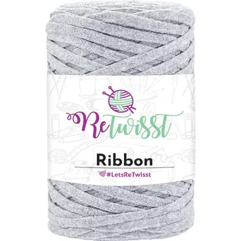 Příze Ribbon ReTwisst 4 světle šedá