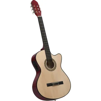Klasická kytara Folková klasická kytara s výřezem s ekvalizérem a 6 strunami - 8719883885520