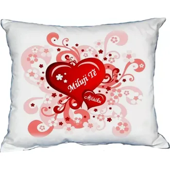 Dekorativní polštářek Moon River polštář Svatý Valentýn Miluji Tě miláčku 30x40 cm ( )