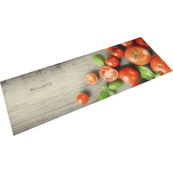 Koberec Kuchyňský koberec omyvatelný Rajčata 45 x 150 cm samet - 8721012918962