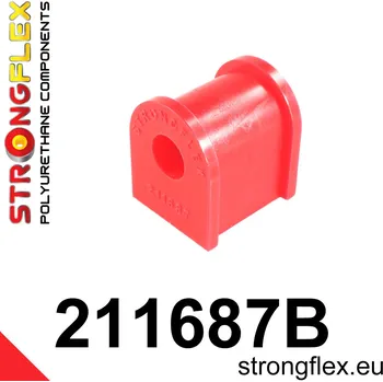 Silentblok nápravy 211687B: Strongflex Silentblok předního / zadního stabilizátoru 24mm Black