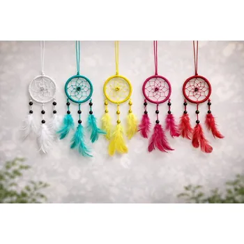 Lapač snů Lapač snů mini - průměr 5cm Barvy ručníků: ŽLUTÁ