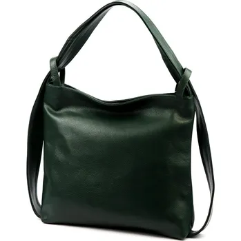 Kabelka Dámská kabelka Luka 26-019 DOLLARO tmavozelená + doprava zdarma