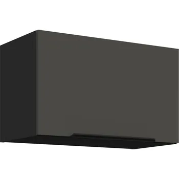 Kuchyňská skříňka Digestořová skříňka LUNARA - šířka 60 cm, grafit / černá