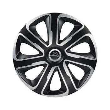 Poklice na kolo Poklice, kryty kol Livorno set 16" stříbrno-černé