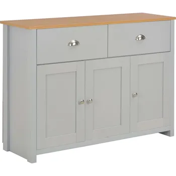 Příborník do zásuvky Příborník šedý 112 x 35 x 81 cm - 8719883592831