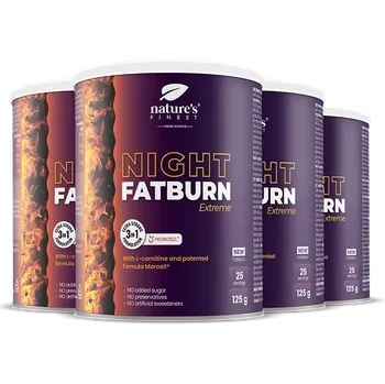 100% Morosil | 4x Night FatBurn Extreme od Nature's Finest | Nejlepší Noční Produkty pro Hubnutí v České republice | Organické