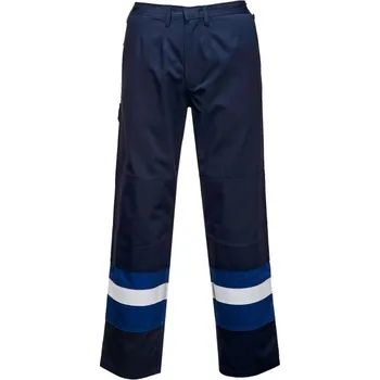 montérky PORTWEST Kalhoty FR56 Bizflame Plus FR56 do pasu POR-FR56NRRXL XL Navy/modrá královská
