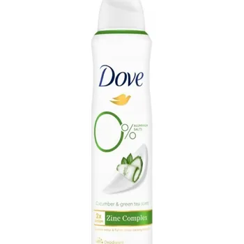 Deodorant Dove 0% Aluminium Salts Cucumber & green tea 150 ml