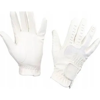 Jezdecké rukavice Jezdecké rukavice Gloria, bílé, velikost M, Covalliero