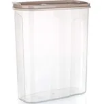 BANQUET Dóza plastová RIVA 4 l, hnědá