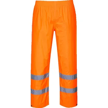PORTWEST Kalhoty Hi-Vis Rain H441,do pasu, do deště, reflexní POR-H441ORRS S Oranžová