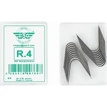 Sada na opravu pneumatiky Prořezávací nože na pneumatiky R-4, 10-14mm, pro prořezávačku PSO PS 15, 20ks, Invento AT000-1504