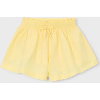 Chlapecké kraťasy Dětské bavlněné šortky Mayoral 3907.6E.Mini.PPY2 žlutá 10X, vel. 104