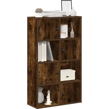Knihovna Knihovna kouřový dub 60x24x101,5 cm kompozitní dřevo - 8721158665089
