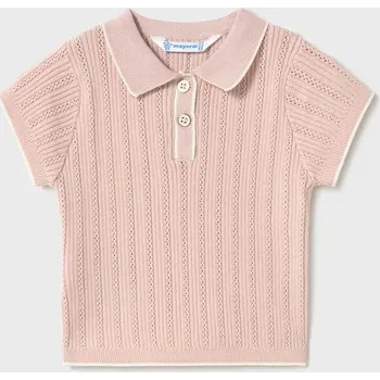 Chlapecké tričko Dětské polo tričko Mayoral 1104.4F.Baby.PPY2 růžová 30X, vel. 86